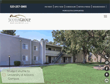 Tablet Screenshot of deerfieldvillageapts.com
